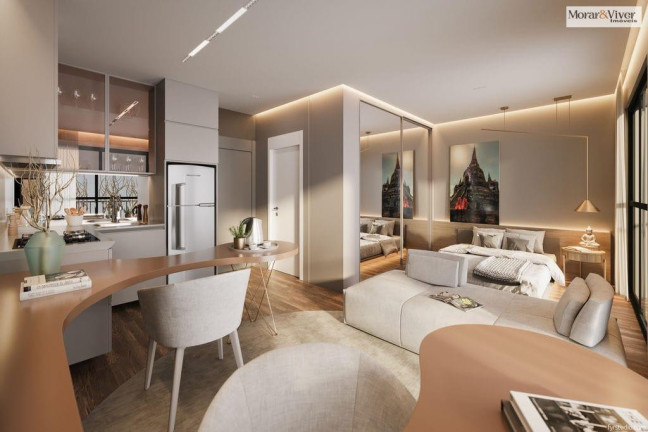 Imagem Apartamento com 1 Quarto à Venda, 34 m² em Batel - Curitiba