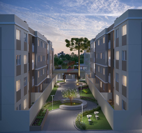 Imagem Apartamento com 2 Quartos à Venda, 44 m² em Vargem Grande - Pinhais
