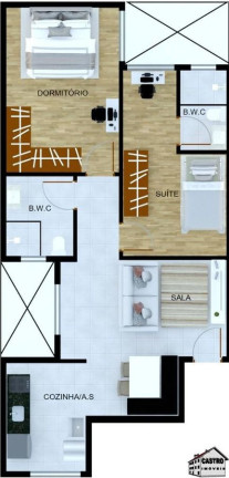 Imagem Apartamento com 2 Quartos à Venda, 56 m² em Jardim Nordeste - São Paulo
