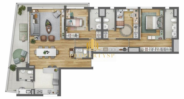 Imagem Apartamento com 3 Quartos à Venda, 129 m² em Vila Ipojuca - São Paulo