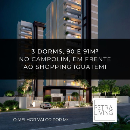 Imagem Imóvel com 3 Quartos à Venda, 91 m² em Parque Campolim - Sorocaba