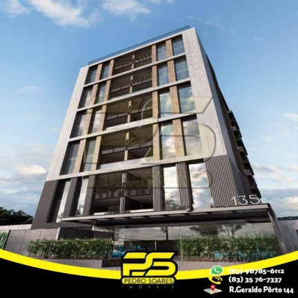 Imagem Apartamento com 2 Quartos à Venda, 62 m² em Cabo Branco - João Pessoa