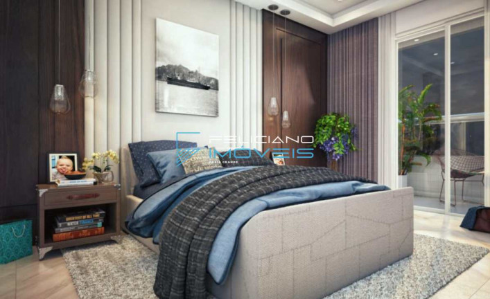Imagem Apartamento com 1 Quarto à Venda, 52 m² em Aviação - Praia Grande