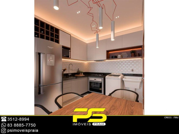 Imagem Apartamento com 2 Quartos à Venda, 54 m² em Portal Do Sol - João Pessoa