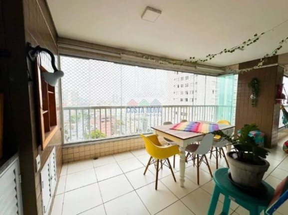 Apartamento com 3 Quartos à Venda, 94 m² em Encruzilhada - Santos