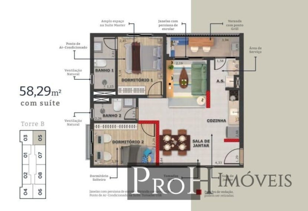Imagem Apartamento com 2 Quartos à Venda, 47 m² em Campestre - Santo André Imagem Apartamento com 2 Quartos à Venda, 47 m² em Campestre - Santo André