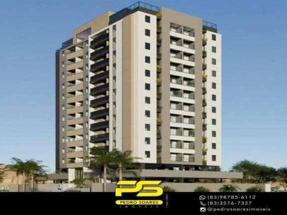 Apartamento com 2 Quartos à Venda, 57 m² em Manaíra - João Pessoa
