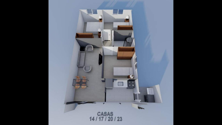 Casa com 3 Quartos à Venda, 54 m² em Chácaras Granja Pousada Del Rey - Santa Luzia