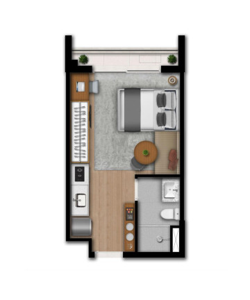 Imagem Apartamento com 1 Quarto à Venda, 41 m² em Itaim Bibi - São Paulo