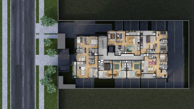 Imagem Apartamento com 2 Quartos à Venda, 61 m² em água Verde - Curitiba Imagem Apartamento com 2 Quartos à Venda, 61 m² em água Verde - Curitiba