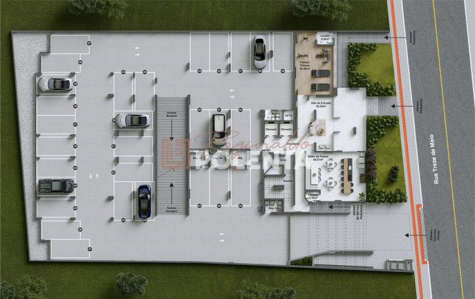 Imagem Apartamento com 2 Quartos à Venda, 65 m² em Comerciário - Criciúma Imagem Apartamento com 2 Quartos à Venda, 65 m² em Comerciário - Criciúma