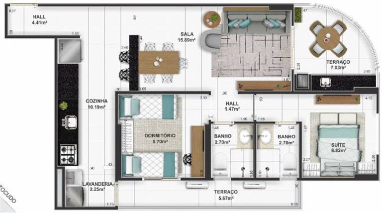 Imagem Apartamento com 2 Quartos à Venda, 79 m² em Tupi - Praia Grande Imagem Apartamento com 2 Quartos à Venda, 79 m² em Tupi - Praia Grande