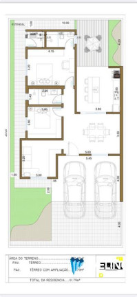 Imagem Casa com 2 Quartos à Venda, 111 m² em Jardim Novo Horizonte - Dourados