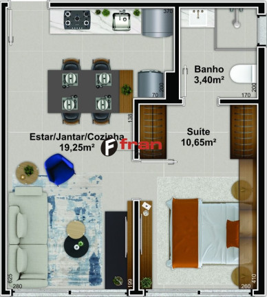 Imagem Apartamento com 2 Quartos à Venda, 62 m² em Trindade - Florianópolis