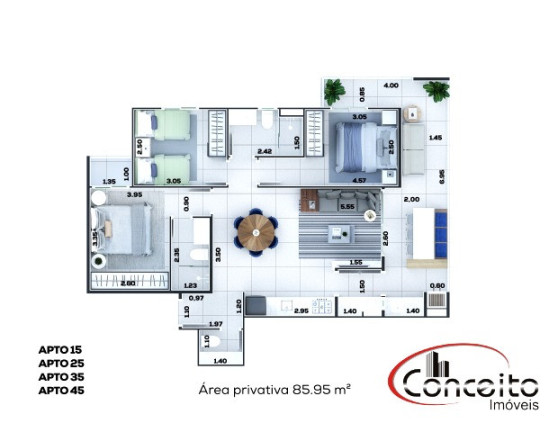 Imagem Apartamento com 3 Quartos à Venda, 85 m² em Itaguá - Ubatuba Imagem Apartamento com 3 Quartos à Venda, 85 m² em Itaguá - Ubatuba