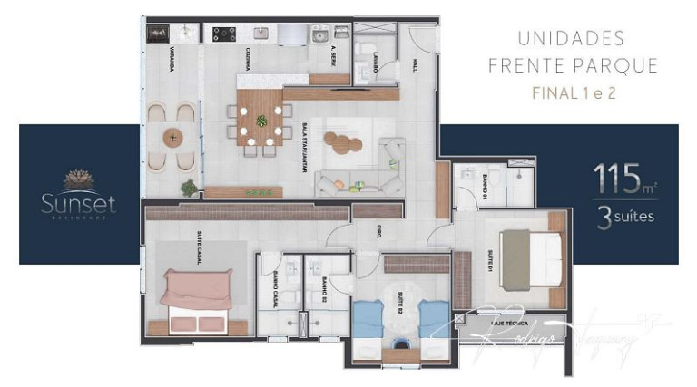 Imagem Apartamento com 3 Quartos à Venda, 96 m² em Goiânia 2 - Goiânia