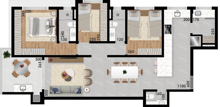 Imagem Apartamento com 3 Quartos à Venda, 191 m² em água Verde - Curitiba