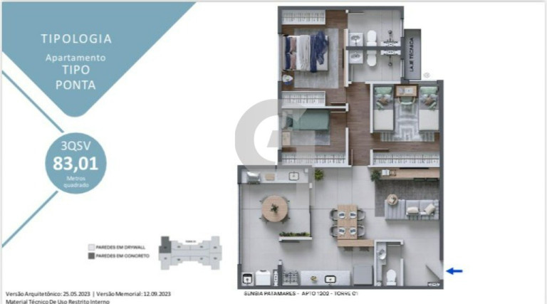 Imagem Apartamento com 3 Quartos à Venda, 83 m² em Patamares - Salvador