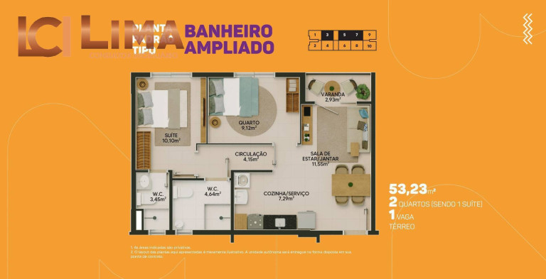 Imagem Apartamento com 2 Quartos à Venda, 51 m² em Cambeba - Fortaleza Imagem Apartamento com 2 Quartos à Venda, 51 m² em Cambeba - Fortaleza