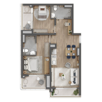 Imagem Imóvel com 1 Quarto à Venda, 58 m² em Jardim América - São Paulo Imagem Imóvel com 1 Quarto à Venda, 58 m² em Jardim América - São Paulo