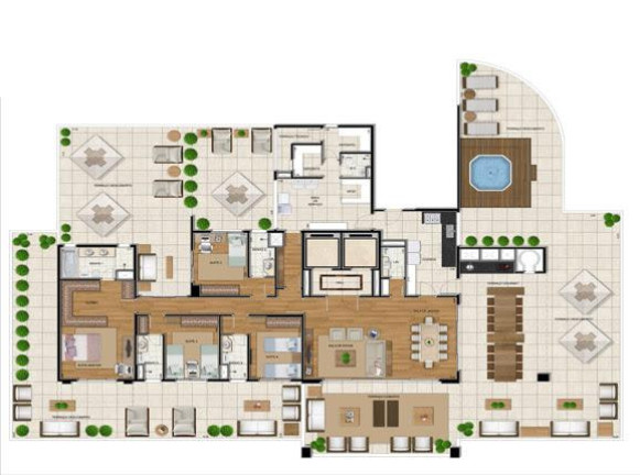 Imagem Apartamento com 4 Quartos à Venda, 306 m² em Ibirapuera - São Paulo