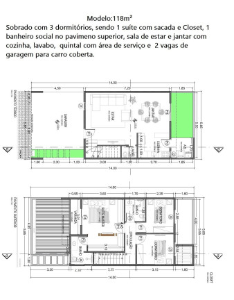 Imagem Sobrado com 3 Quartos à Venda, 118 m² em Jardim Simus - Sorocaba