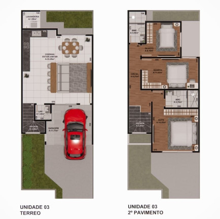 Imagem Casa com 2 Quartos à Venda, 116 m² em Uberaba - Curitiba