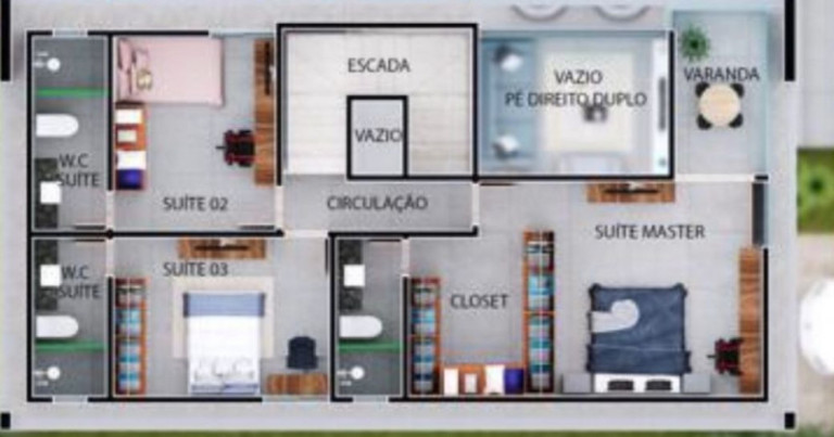 Imagem Casa com 4 Quartos à Venda, 166 m² em Portal Do Sol - João Pessoa