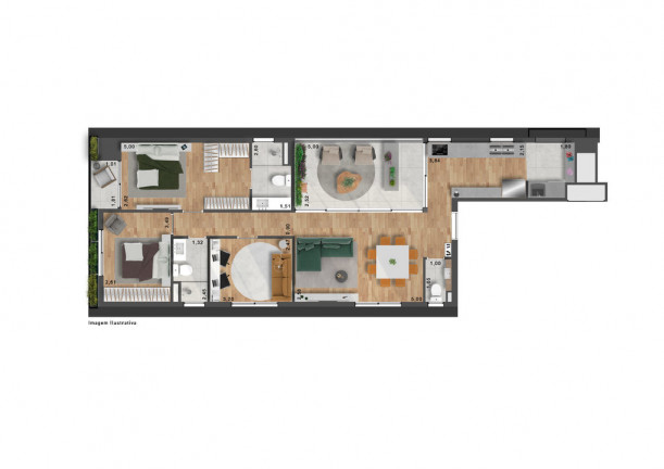 Imagem Apartamento com 3 Quartos à Venda, 104 m² em Pinheiros - São Paulo