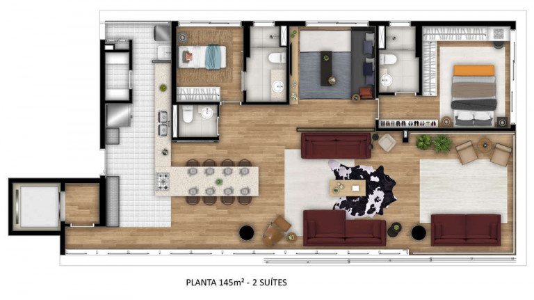 Imagem Loft com 3 Quartos à Venda, 143 m² em Jardim Paulista - São Paulo
