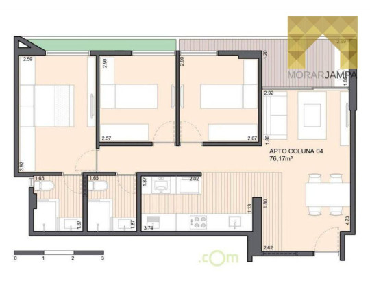 Imagem Apartamento com 2 Quartos à Venda, 62 m² em Intermares - Cabedelo