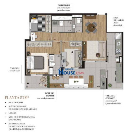 Imagem Apartamento com 3 Quartos à Venda, 88 m² em Vila Leopoldina - São Paulo