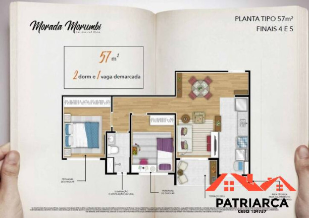 Imagem Apartamento com 3 Quartos à Venda, 70 m² em Mourumbi - Paulínia Imagem Apartamento com 3 Quartos à Venda, 70 m² em Mourumbi - Paulínia