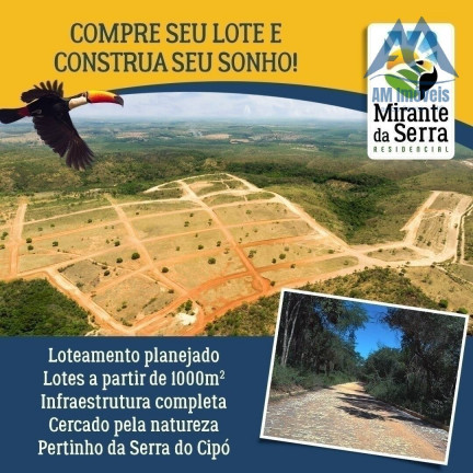 Terreno à Venda, 1.000 m² em Mirante Da Serra - Jaboticatubas