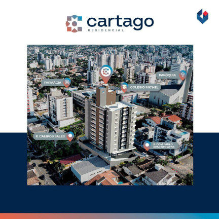 Apartamento com 3 Quartos à Venda, 118 m² em Michel - Criciúma