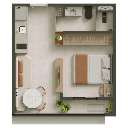 Imagem Apartamento com 1 Quarto à Venda, 28 m² em Pinheiros - São Paulo