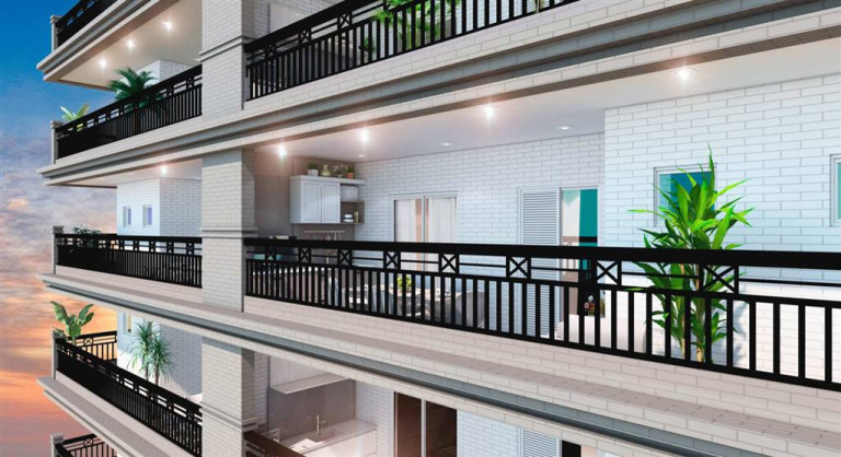 Imagem Apartamento com 3 Quartos à Venda, 125 m² em Guilhermina - Praia Grande
