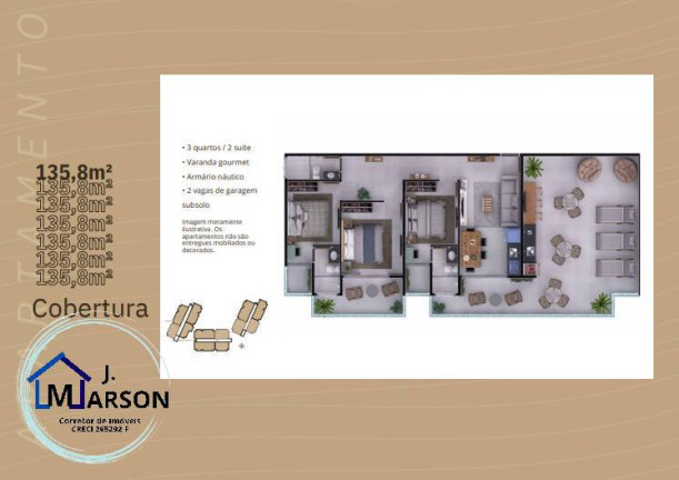 Apartamento com 1 Quarto à Venda, 43 m² em Praia Grande - Ubatuba