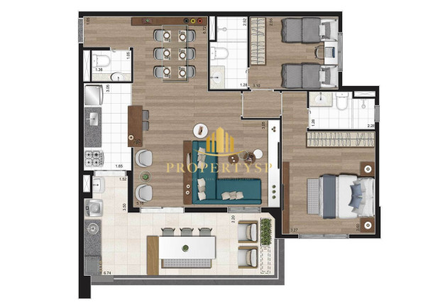 Imagem Apartamento com 2 Quartos à Venda, 67 m² em Alto Da Lapa - São Paulo
