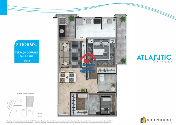 Imagem Apartamento com 2 Quartos à Venda, 75 m² em Maracanã - Praia Grande Imagem Apartamento com 2 Quartos à Venda, 75 m² em Maracanã - Praia Grande