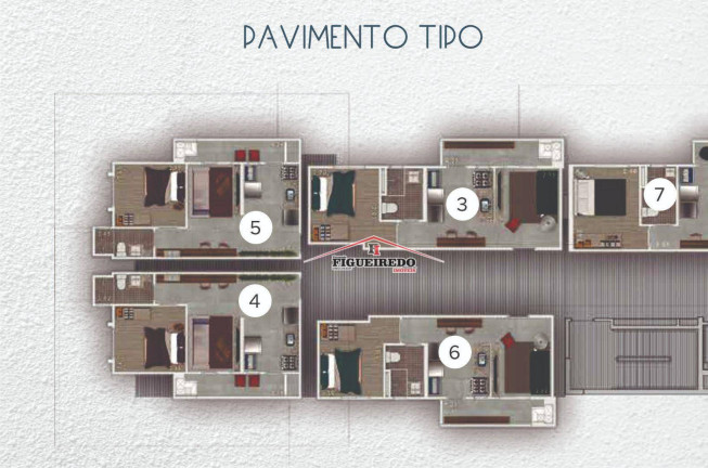 Imagem Apartamento com 1 Quarto à Venda, 44 m² em Boqueirão - Praia Grande