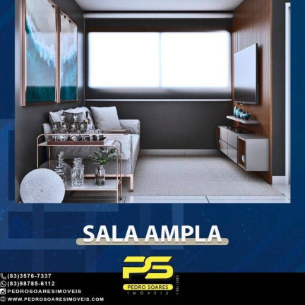 Imagem Apartamento com 2 Quartos à Venda, 50 m² em João Paulo Ii - João Pessoa