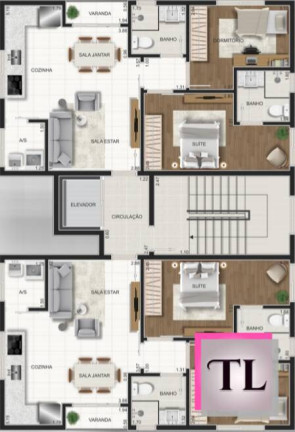 Imagem Apartamento com 2 Quartos à Venda, 52 m² em Campo Da Mogiana - Poços De Caldas