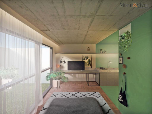 Imagem Apartamento com 1 Quarto à Venda, 29 m² em Cajuru - Curitiba