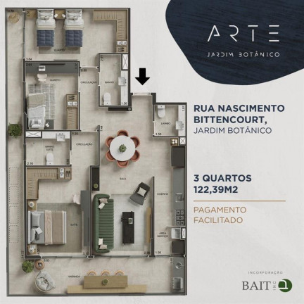 Imagem Apartamento com 2 Quartos à Venda, 81 m² em Jardim Botânico - Rio De Janeiro