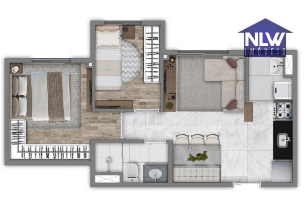 Imagem Apartamento com 2 Quartos à Venda, 46 m² em Vila Maria - São Paulo