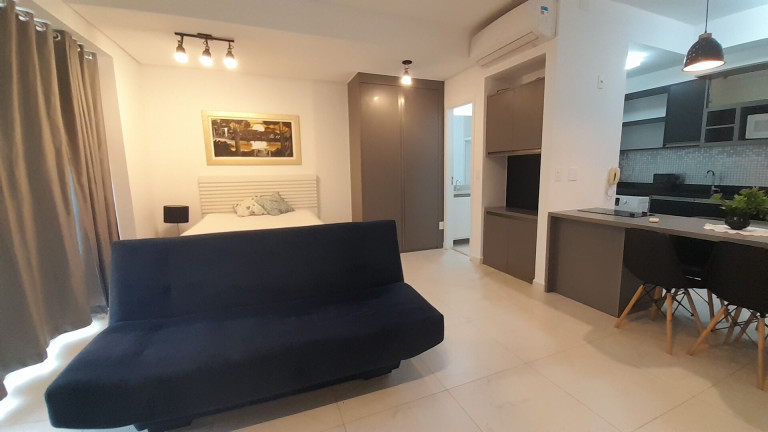 Imagem Apartamento com 1 Quarto para Alugar, 41 m² em José Menino - Santos