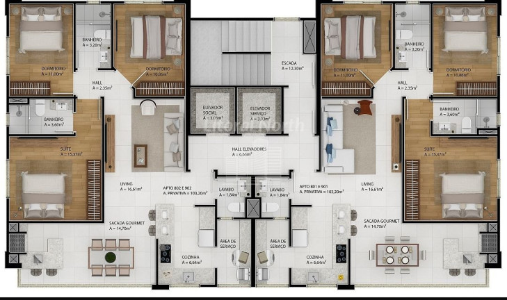 Imagem Apartamento com 3 Quartos à Venda, 130 m² em Centro - Balneário Camboriú Imagem Apartamento com 3 Quartos à Venda, 130 m² em Centro - Balneário Camboriú