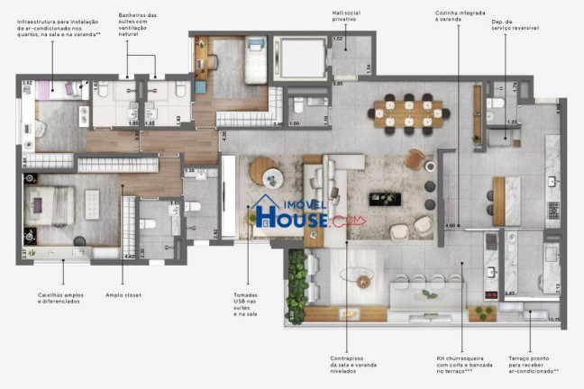 Imagem Apartamento com 3 Quartos à Venda, 186 m² em Campo Belo - São Paulo Imagem Apartamento com 3 Quartos à Venda, 186 m² em Campo Belo - São Paulo