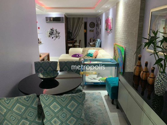 Apartamento com 3 Quartos à Venda, 75 m² em Osvaldo Cruz - São Caetano Do Sul